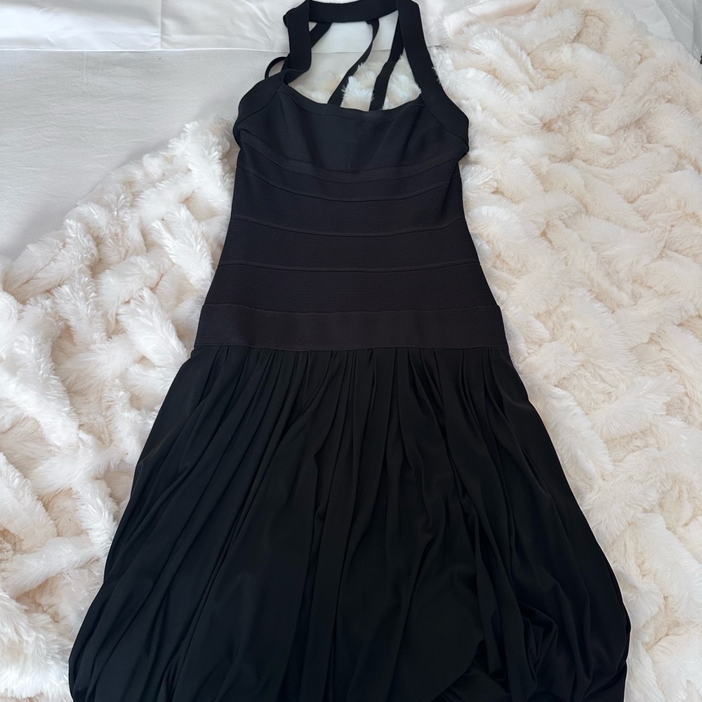 Authentic Herve Leger black Knit Dress- limited edition- new unused
